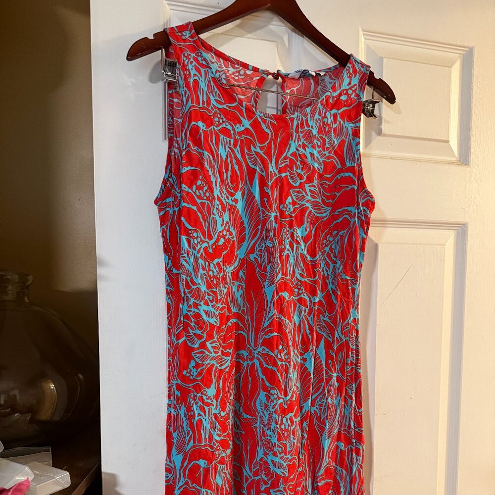 Escapada Living Red & Turquoise Sundress – Size L